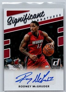 2017-18 Panini Donruss Significant Signatures Rodney McGruder #SS-RM Auto