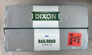 Dixon 88815 Railroad Crayon Chalk, Blue, 72-Pack - Picture 1 of 4