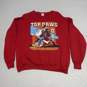 vintage university of georgia “Top Dawg” Sweatshirt-Top Gun-Made In Athens 1989 - Picture 1 of 8