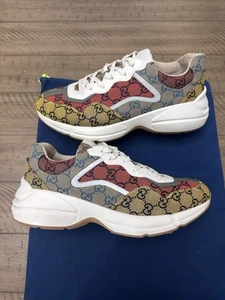 Gucci Rhyton Sneakers 12.5g Fits U.S 13 - Picture 1 of 12
