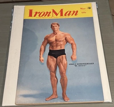 ARNOLD SCHWARZENEGGER - Ironman Bodybuilding Magazine - March 1970 Foto 1 de 2