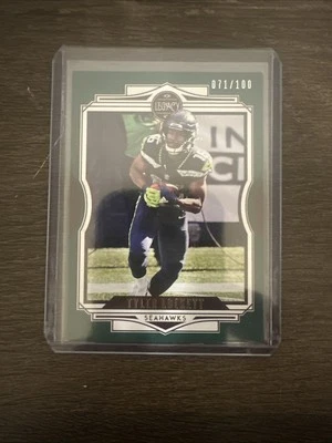 2021 Panini Legacy - Tyler Lockett #99 Green /100 - Image 1 of 2