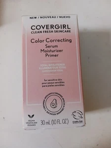 ( 6 ) CoverGirl Color Correcting Serum Moisturizer Primer For Light Skin Tones - Picture 1 of 6