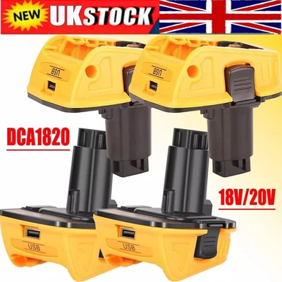 For Dewalt Battery Adapter DCA1820 18V 20V Li-ion Convert To Ni-Cd DC9096 Ni-MH