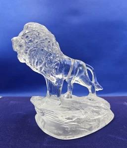 Cristal D'Arques Frankreich Bleikristallglas Löwe Briefbeschwerer. In schönem Zustand - Bild 1 von 7