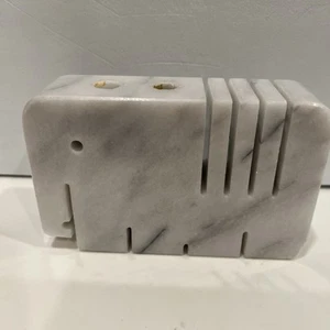 Fratelli Mannelli italienischer Marmor Elefant Skulptur Schreibtisch Ablage Modernist - Bild 1 von 12