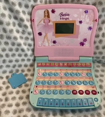 Mattel Barbie - FUNCIONANDO B-Bright Aprendizaje Laptop - Computadora parlante Foto 1 de 4
