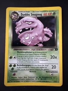 Pokemon Card Dunkles Smogmog Dark Weezing Team Rocket 14/82 German Holo - Picture 1 of 12