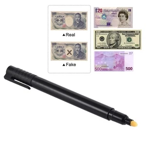 Banknote Prüfer Stift Falschgeld gefälschtes Geld Tester Marker Detektor - Bild 1 von 6