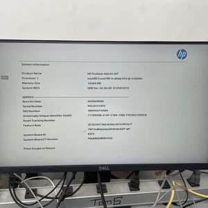 HP ProDesk 400 G5 SFF i5-8500 3.00GHz 16GB  128gb M.2 Window11 - Picture 1 of 7