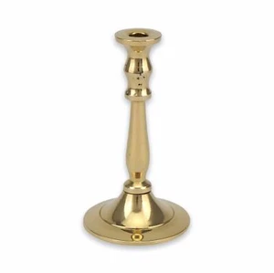Candelabro pequeño de latón para velas delgadas - Mini candelabro de latón, pequeño soporte - Imagen 1 de 2
