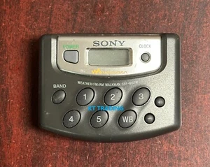 Sony Original Walkman SRF-M37W Portable AM/FM Weather Band Radio w/ Belt Clip - Picture 1 of 4