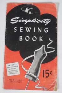 Vintage Simplicity Sewing Book, 1945 Illustrated How-To Guide - Picture 1 of 13