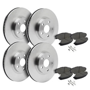 Front & Rear Brake Rotors + Ceramic Pads for 2002 - 2004 Honda CR-V - Picture 1 of 5