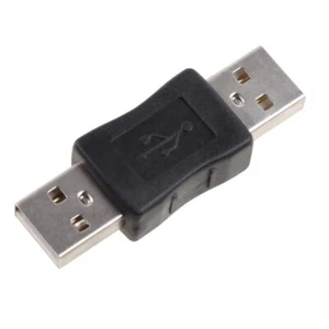 USB-A 2.0 Male to USB-B 2.0 Male Conversion Adapter for Laptops Printers - Photo 1/8