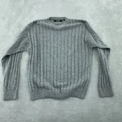 Bachrach 男式灰色罗纹毛衣大号丙烯酸棉 4581 — 第 1/4 张图片