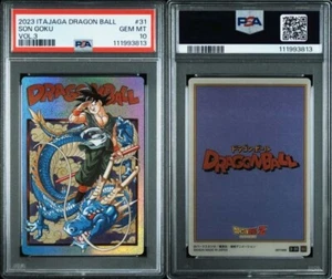 PSA10 DRAGON BALL ITAJAGA SON GOKU VOL.3 3-31 CR #31 Card Bandai 2023 - Picture 1 of 3