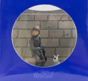 FIGURINE TINTIN scène armure - coffret Moulinsart NEUF - Afbeelding 1 van 9