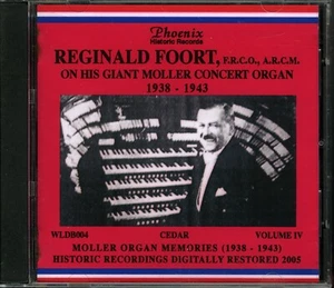 REGINALD FOORT CD - Volume 4 (On His Giant Möller Concert Organ 1938-1943) CD - Picture 1 of 4