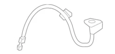 OEM 58731-A5000 Front/Left Brake Hose Fedex/Ups for Hyundai Elantra 2014~2016 - Изображение 1 из 4