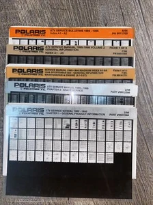 Polaris Atv Service Manual 1985-1998 Bulletin MicroFiche 24 Cards - Bild 1 von 1