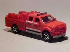 3" 2010 Ford F-550 Super Duty Fire Truck Matchbox 1/64 Diecast 99% MINT Loose - Picture 1 of 5
