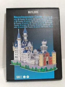 Neuschwanstein Castle 3D Puzzle 98 Pieces Butlers CubicFoam Factory New Sealed - Picture 1 of 7