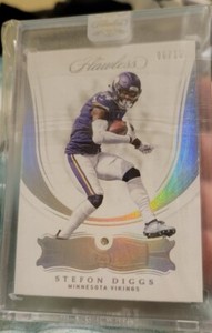 2018 STEFON DIGGS PANINI FLAWLESS DIAMOND ENCASED RELIC 06/10 MINNESOTA VIKINGS