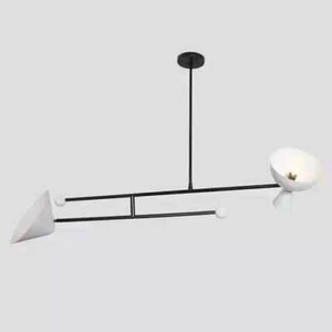Two Light Counter Balance Handmade Brass Sputnik Chandelier Fixture Shade lamp - Picture 1 of 5