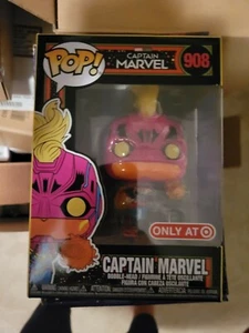 Funko POP! Captain Marvel #908 Infinity Saga Blacklight - Target - Imagen 1 de 6