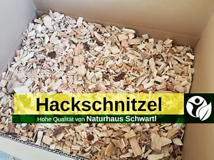 Premium 120 Liter Hackschnitzel Holzhackschnitzel Mulch Garten Einstreu Hochbeet - Bild 1 von 3