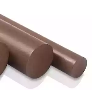 Teflon - Barra tonda in plastica riempita bronzo Ptfe diametro 1" x lunghezza 36" - Foto 1 di 1