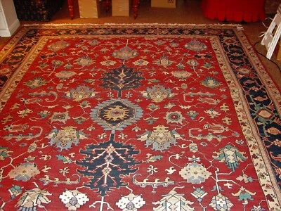 Alfombra oriental de tejido plano de lana Nourison Nourmak ~ 9'x12' ~ Nueva Foto 1 de 4