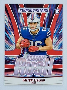 2023 Panini Rookies & Stars Longevity #RR-5 Dalton Kincaid Rookie Rush Red Bills - Picture 1 of 3