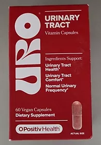 OPositiv URO Urinary Tract Vitamin Health Supplement for Women 60 Caps Exp 04/26 - Picture 1 of 5