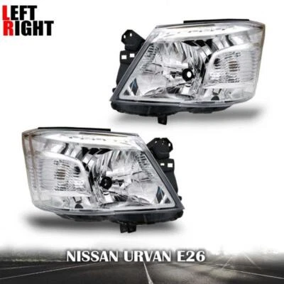 LR Front Head Light Lamp Cover For Nissan Urvan NV350 E26 2012-2016 - Image 1 of 4