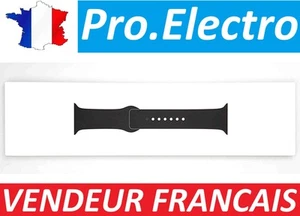 Sport Band BRACELET sport Apple watch 40mm original Noir complet - Parfait état - Photo 1 sur 5