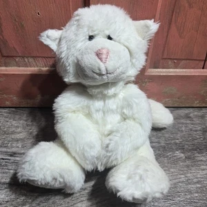 Alice’s Bear Shop Plush Cat Snowie White Kitty Stuffed Animal 10” 2018 - Picture 1 of 11