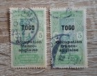 Schönes altes Briefmarkenlot aus Französische Kolonie Togo 