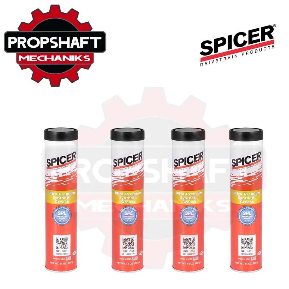 Juego de 4 Tubos - GRASA SINTÉTICA MULTIUSOS SPICER SPL1051 para líneas motrices Foto 1 de 1