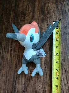 Pokemon Pikipek Plüsch Vogel TOMY Toys Nintendo Figur Stofftier Grau Rot 7 Zoll - Bild 1 von 3