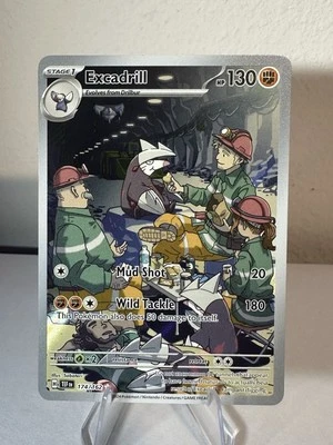 Pokemon TCG  Excadrill 174/162 Sv05: Temporal Forces NM - Image 1 of 2