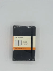 Three Moleskine Classic Hard Cover Ruled Notebook 3.5 X 5.5 192 Pages Black - Picture 1 of 4