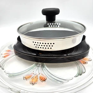 T-FAL Sartén de Repuesto con Tapa Ventilada Doble Colador de Vidrio Redondo - 7.75" - Imagen 1 de 9