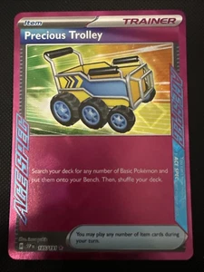 x1 Precious Trolley - 185/191 - ACE Rare Pokemon SV08 Surging Sparks - Picture 1 of 2