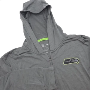 Nike Seattle Seahawks Hoodie Men's XL Gray NFL Full Zip On Field DO0083-084 - Picture 1 of 14