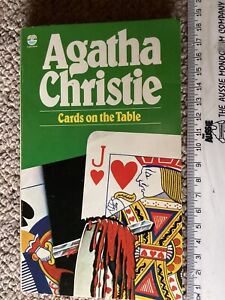 Vintage Fontana Paperback 1981 - Cards on the Table by Agatha Christie