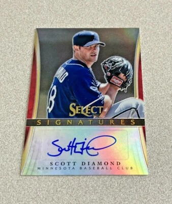 2013 Panini Select Signatures Prizm Auto #SD Scott Diamond Twins 1/25 Foto 1 de 2