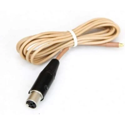 Cable de micrófono de repuesto Mogan de 2 mm para transmisores inalámbricos Shure (beige, 6 Foto 1 de 2