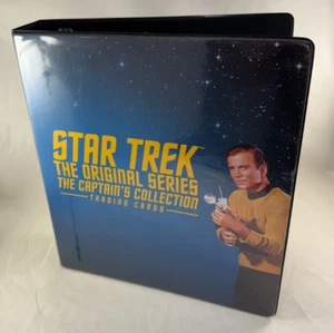 BINDER SALE: ALBUM FOR STAR TREK TOS CAPTAIN'S COLLECTOR CARDS Rittenhouse 2018 - Picture 1 of 5